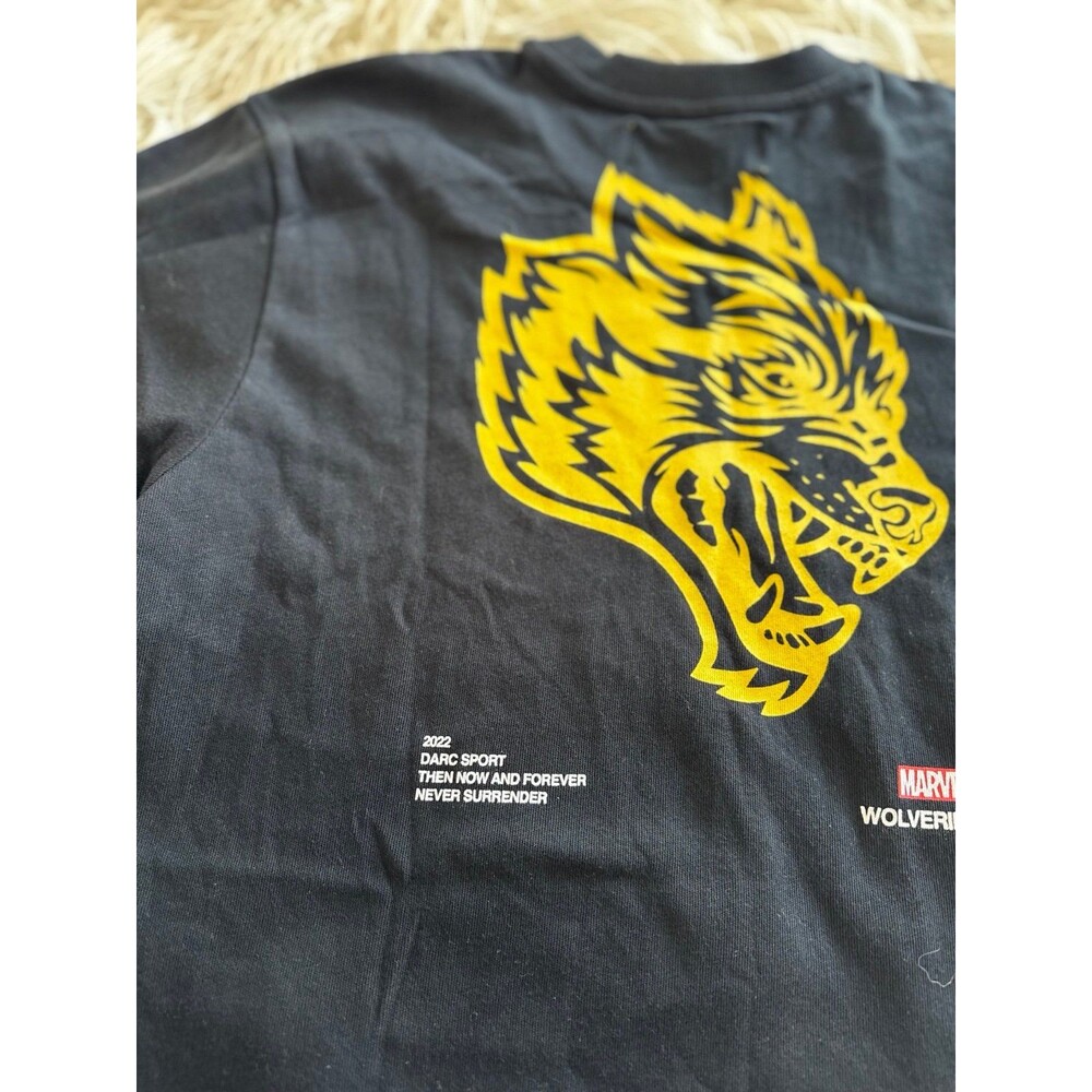 Darc Sport x Marvel Wolverine Rage Cropped T-Shirt Black Size Large - Picture 9 of 12
